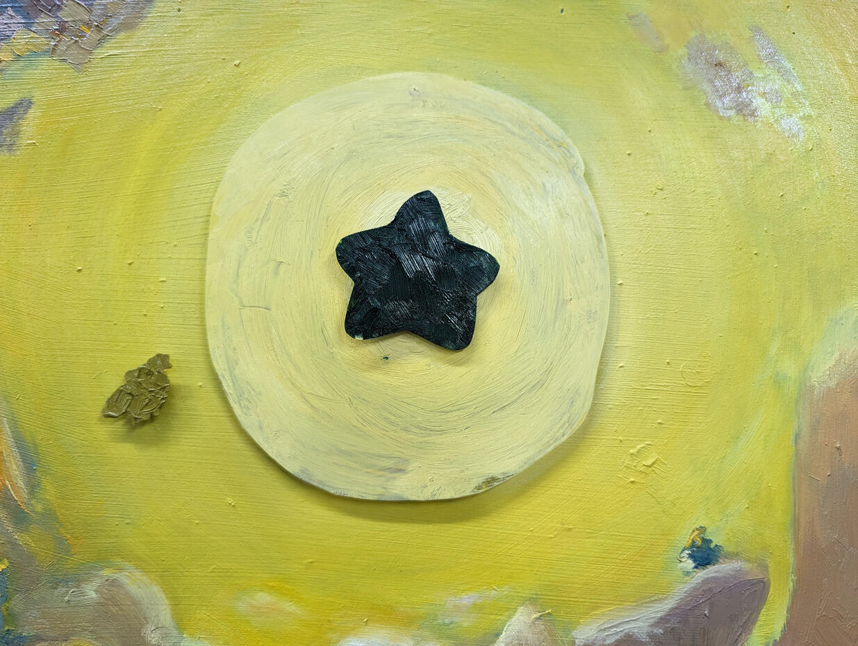 A close-up of the top right of Cosmic and Warping to the Dark Star's Whims.