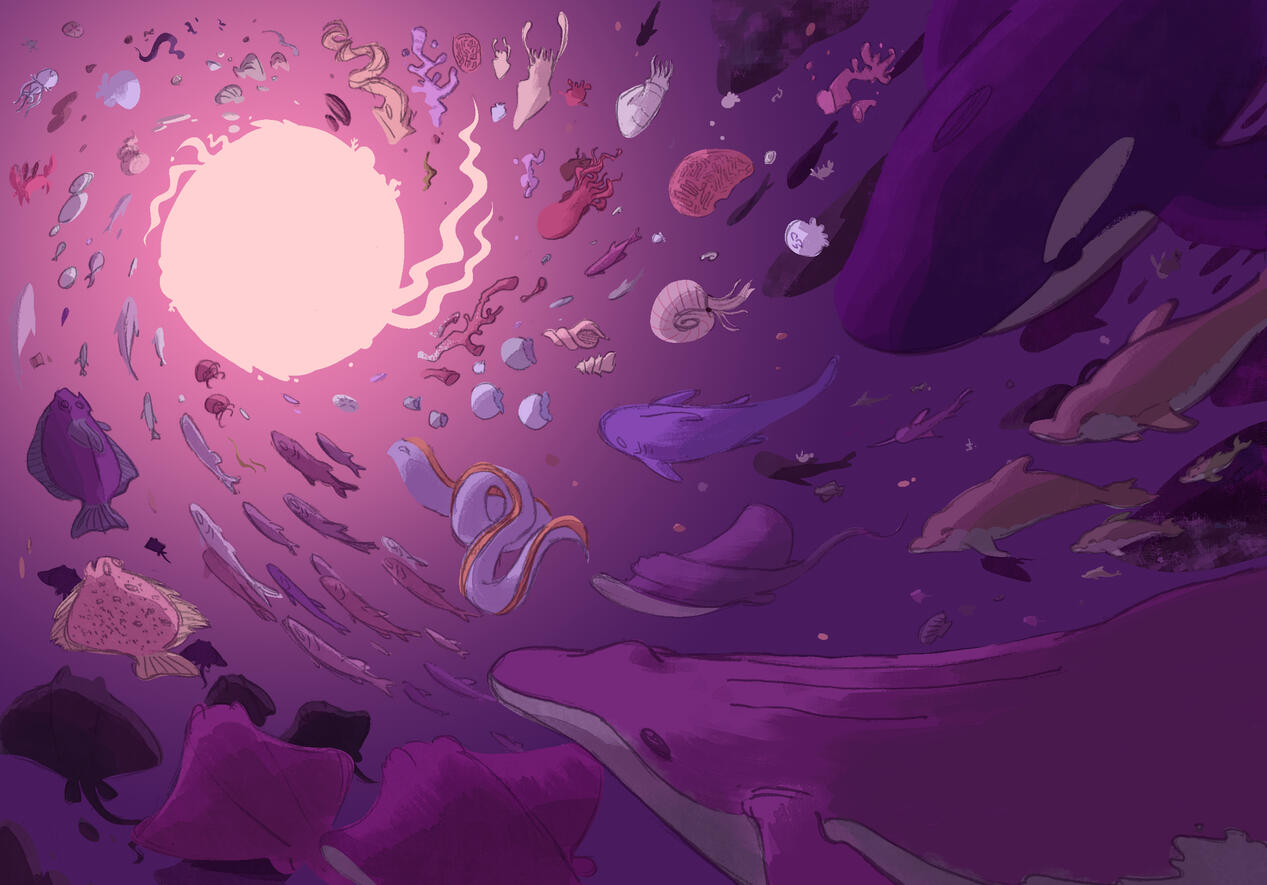 Starscape - 8.2 x 5.7 inch digital print.