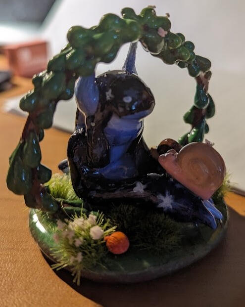 3/4 view of Going at a Snail's Pace